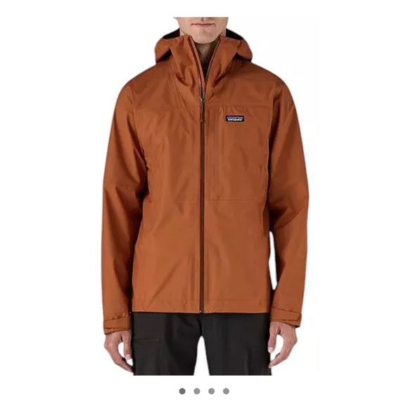 Patagonia Men's XL Boulder Fork Rain Jacket Robin Brown NWT Waterproof - Picture 3 of 10